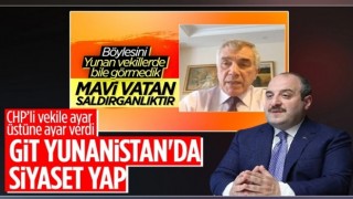 Mustafa Varank'tan CHP'ye: Yunanistan’da siyaset yapın