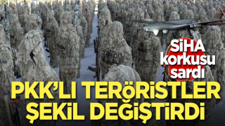 PKK'lı teröristler şekil değiştirdi!