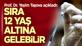 Prof. Dr. Taşova açıkladı: Sıra 12 yaş altına gelebilir