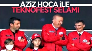 TEKNOFEST'in klasikleşen selamına bu yıl Aziz Sancar da dahil oldu