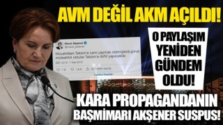 AVM değil AKM açıldığını gören Meral Akşener suspus