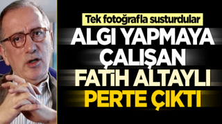 Tek fotoğrafla susturdular! Algı yapmaya çalışan Fatih Altaylı perte çıktı