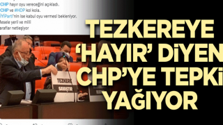 Tezkereye ‘hayır’ diyen CHP’ye tepki yağıyor