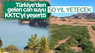 Türkiye'nin KKTC'ye gönderdiği can suyu 50 yıl yetecek