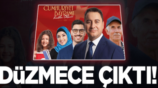 Ali Babacan’ın Cumhuriyet Bayramı kutlama fotosu düzmece çıktı