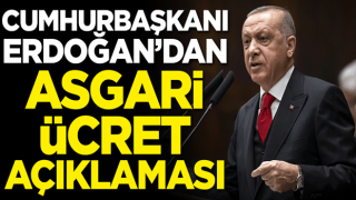 Cumhurbaşkanı Erdoğan'dan asgari ücret açıklaması