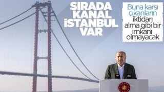 Cumhurbaşkanı Erdoğan'dan Kanal İstanbul mesajı