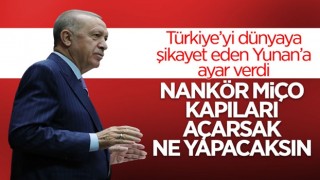 Cumhurbaşkanı Erdoğan'dan Miçotakis'in mülteci açıklamasına sert yanıt