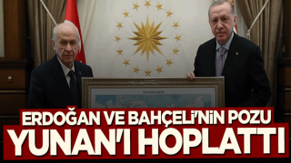 Erdoğan ve Bahçeli'nin pozu Yunanistan'ı rahatsız etti