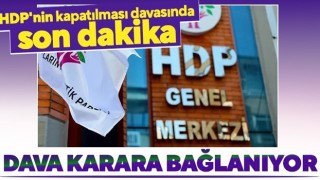 HDP’nin kapatılma davasında savunma alındı