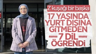 Lise öğrencisi İclal, yurt dışına çıkmadan 7 dil öğrendi