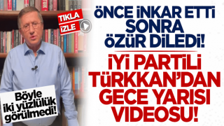 Lütfü Türkkan özür videosu yayınladı