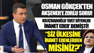 Osman Gökçek'ten Meral Akşener'e zorlu soru! "Meral Hanım siz ülkesine ihanet edenlerden misiniz?"