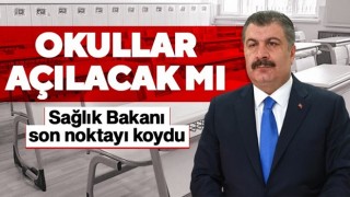 Son dakika: Sağlık Bakanı Fahrettin Koca'dan yüz yüze eğitim açıklaması .