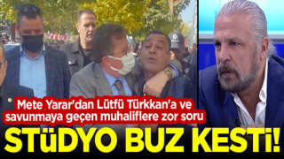 Stüdyo buz kesti! Mete Yarar'dan Lütfü Türkkan'a ve savunmaya geçen muhaliflere zor soru