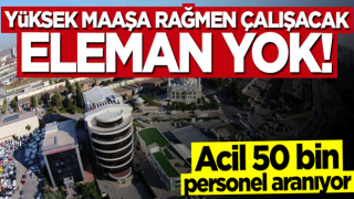 Yüksek maaşa rağmen çalışacak eleman bulamıyorlar! Acil 50 bin işçi aranıyor