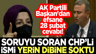 AK Partili Başkan'dan efsane 28 şubat cevabı! Soruyu soran CHP'li ismi yerin dibine soktu