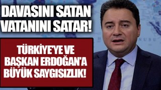 Babacan'dan tepki çeken sözler! Başkan Erdoğan ve Türkiye'ye büyük saygısızlık!