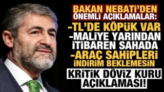 Bakan Nureddin Nebati'den döviz, akaryakıt ve fiyat denetimi açıklaması