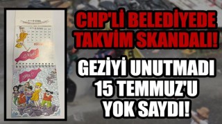 CHP’li Belediyesi'nden takvim skandalı!