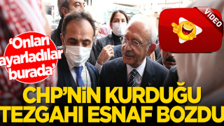 CHP'nin kurduğu tezgahı esnaf bozdu! 'Onları ayarladılar burada'