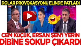 Dolar provokasyonu elinde patladı! Cem Küçük, Ersan Şen'i yerin dibine soktu