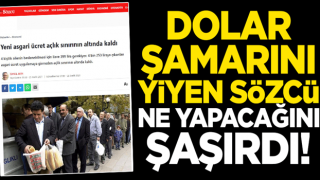 Dolar şamarını yiyen Sözcü ne yapacağını şaşırdı!