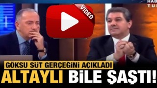 Göksu süt iddialarına cevap verdi, Altaylı şaştı kaldı