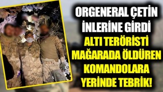 Mardin'de 6 PKK'lının öldürüldüğü mağara kullanılamaz hale getirildi