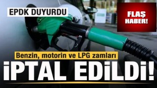 Son dakika: Benzin, motorin ve LPG zamları geri çekildi