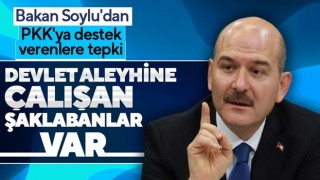 Süleyman Soylu: Türkiye aleyhine çalışan, iftira eden şaklabanlar var