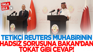 Tetikçi Reuters muhabirinin hadsiz sorusuna Bakan Çavuşoğlu'ndan tokat gibi cevap!