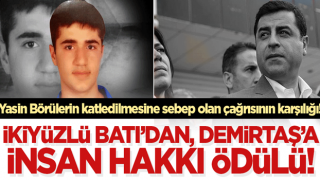 Yasin Börülerin katledilmesine sebep olan çağrısının karşılığı! Weimar İnsan Hakları Ödülü Selahattin Demirtaş'a verildi