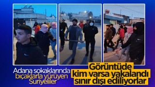 Adana'da bıçaklarla yürüyen Suriyeli 20 kişiye sınır dışı kararı