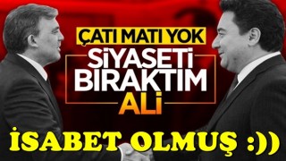 Ali Babacan’dan Abdullah Gül açıklaması: Aktif siyaseti bıraktı