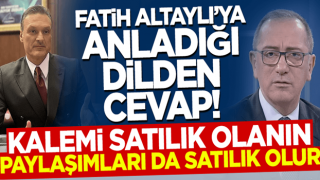 Alpay Özalan'dan Fatih Altaylı'ya efsane kapak: Kalemi satılık olanın paylaşımları da satılık olur!