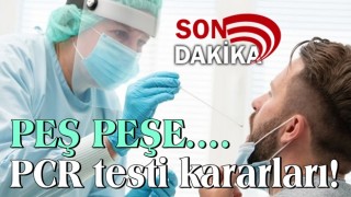 Aşısızlara PCR testi zorunluluğu kalktı! Seyahat, etkinlik, iş yeri ve okullarda artık istenmeyecek!