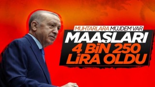 Cumhurbaşkanı Erdoğan muhtarların alacağı yeni maaşı açıkladı