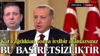 Cumhurbaşkanı Erdoğan'dan İBB yönetimine sert tepki