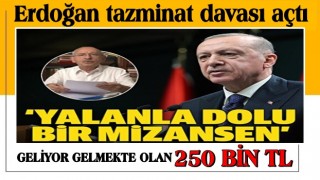 Cumhurbaşkanı Erdoğan'dan Kılıçdaroğlu'na suç duyurusu ve tazminat davası