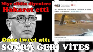 Fatih Altaylı'dan geri vites