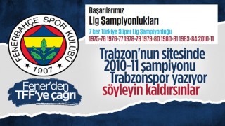 Fenerbahçe'den TFF'ye Trabzonspor başvurusu