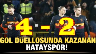 Gol düellosunda kazanan Hatayspor!