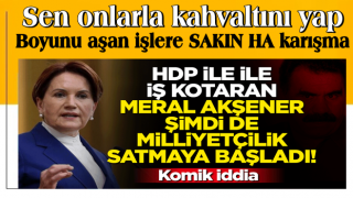 HDP ile ile iş kotaran Meral Akşener şimdi de milliyetçilik satmaya başladı