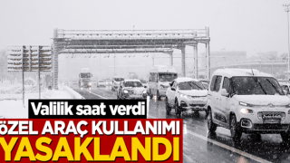 İstanbul'da özel araç kullanımı yasaklandı