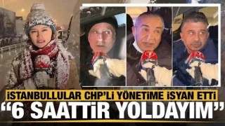 İstanbullular karda perişan oldu! "6 saattir yoldayım"