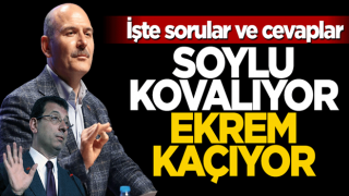 İşte sorular ve cevaplar! Soylu kovalıyor Ekrem kaçıyor