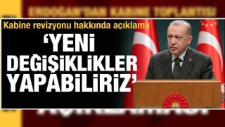 Kabine toplantısı sonrası Başkan Erdoğan'dan son dakika açıklamalar