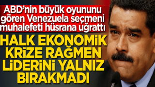 Muhalefet hüsrana uğradı! Ekonomik krize rağmen halk Maduro'yu yalnız bırakmadı