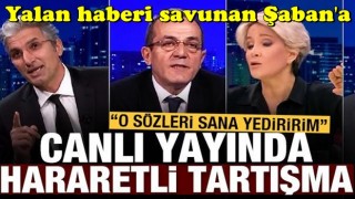 Nedim Şener ve Şaban Sevinç'ten canlı yayında tartışma! "O sözleri sana yediririm"